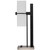 Arkansas Lighting 6344E2O 26 -3/8" Brushed Nickel and Black Table Lamp
