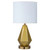 Arkansas Lighting 6408T 27" Brushed Brass with Glossy Top Coat Column Table Lamp
