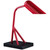 Arkansas Lighting 6419EOU-LED 17.25" Red with Matte Black Base Table Lamp