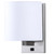 Arkansas Lighting 6491S-E26-SC 10.75" Brushed Nickel Wall Sconce