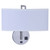 Arkansas Lighting 6540S 13.5"H Brushed Nickel Wall Lamp