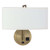 Arkansas Lighting 6540S-BB 13.5"H Brushed Brass Wall Lamp