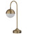 Arkansas Lighting 6608E2O-BB 26"H Brushed Brass with Matte Black accents Table Lamp
