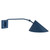 Arkansas Lighting 6653S Wall Lamp shown in Denim with Denim metal shade and Metallic Gold interior.