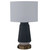 Arkansas Lighting 6661EO2U-BB 24"H Tempe Star and Snowbound Ceramic and Brushed Brass Table Lamp