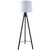 Arkansas Lighting 6664FDKD 64" Wood Water Transfer W006-2 and Antique Brushed Brass to match Chemetal 310 Tripod Floor Lamp