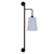 Arkansas Lighting 6697S 36"H Matte Black Dual-mounted Wall Lamp