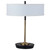 Arkansas Lighting 6780TD 18.75"H Light Brushed Brass and Matte Black Table Lamp