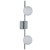 Arkansas Lighting 6786D-SN 27"H Brushed Nickel Wall Lamp Arkansas Lighting 6786D-SN 27"H Brushed Nickel Wall Lamp