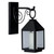 Arkansas Lighting 7003S 15"H Powder Coat Jet Black to match RAL9005 Wall Lantern