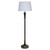 Arkansas Lighting F5618A-L001-H016-LS01-SW13-CD20-M 60" Floor Lamp shown in Brushed Nickel/Dakota Mahogany Arkansas Lighting F5618A-L001-H016-LS01-SW13-CD20-M 60" Floor Lamp shown in Brushed Nickel/Dakota Mahogany