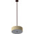 Arkansas Lighting P100A-R-180180060-SW003SW003-A03-LS12-BC480-P024 18x18x6 Parchment Linen Pendant