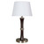 Arkansas Lighting T5651A-L001-P051-O-LS01-SW01-CD01-M 26" Metallic Silver and Brushed Nickel Table Lamp Arkansas Lighting T5651A-L001-P051-O-LS01-SW01-CD01-M 26" Metallic Silver and Brushed Nickel Table Lamp