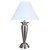 Arkansas Lighting T5665B-L001-L001-LS01-SW04-CD03-M 29" ENERGY STAR certified Brushed Nickel Table Lamp