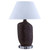 Arkansas Lighting T6942A-L001-C042-ODU-LS01-SW01-CD01-M 26.5"H Ceramic and Brushed Nickel Table Lamp