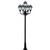 Dabmar GM1305 FIVE HEAD POST LIGHT FIXTURE