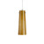 Prima Lighting WM Helios Single lamp suspended luminaire pendant with glass splayed cone shape
