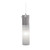 Prima Lighting TB5W Single lamp suspended luminaire pendant with sculpted glass shade