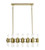 Zeev Lighting CD10367/24/AGB Pillar Collection Chandelier