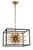 Zeev Lighting CD10172/10/AGB+MBK The Burst Collection Chandelier