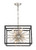 Zeev Lighting CD10222/10/PN+MBK The Burst Collection Chandelier