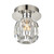 Zeev Lighting FM60052/1/PN Parisian Collection Flush-Semi Flush