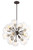 Zeev Lighting CD10225/18/PN+MBK The Pierre Collection Lighting