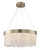 Zeev Lighting CD10153/LED/SLAG Contemporary LED Chandelier Lighting