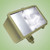 Techlight 1266 Small Brass Rectangular Flood