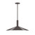 Montclair Light Works Stack Shallow Cone 24 Inch Pendant Light