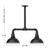 Montclair Light Works Cafe 2-Light Stem Hung Pendant