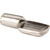Spoon Shelf Support with 5 mm Pin - Bright Nickel, Retail Pack | 1306BN-R | Hardware Resources