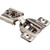 105° 1/2" Overlay Standard Duty Self-close Compact Hinge without Dowels - Retail Pack | 3390-R | Hardware Resources