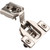 HR MAX™ 105° 1" Economical Standard Duty Self-close Compact Hinge with 8 mm Dowels | 3391-000 | Hardware Resources