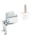 HARDWARE-50600 - Button Catch Reverse Clip L Mount - Zinc Receiver - Hardware Resources