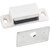 15 lb White Single Magnetic Catch with Zinc Strike | 50630 | Hardware Resources