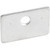 Zinc Finish Strike Plate for Magnetic Catches | 506S1 | Hardware Resources