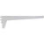 Hardware Resources 5460-16WH 16" White Plated Heavy Duty Bracket for TRK05 Series Standards