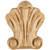 Hardware Resources APL-09 3-1/4" W x 3/4" D x 3-3/4" H Shell Appliqu