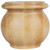 Hardware Resources BF16-1 5" W x 5" D x 4-1/2" H Pot Belly Bun Foot