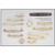 Hardware Resources DB807-GRY Jeffrey Alexander Satin Bronze and Brushed Gold Designer Grey Display