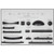 Hardware Resources DBE1041-GRY Elements Matte Black Designer Grey Display Board