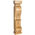 Hardware Resources FCOR21 8" W x 6" D x 36" H Scandinavian Romanesque Fireplace Corbel