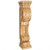 Hardware Resources FCORB 8" W x 8" D x 36" H Acanthus Fireplace Corbel
