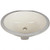 Hardware Resources H8809 15-9/16" L x 13" W Parchment Oval Undermount Porcelain Bathroom Sink With Overflow