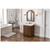 Hardware Resources MIR2COM-26-WA 26" W x 2" D x 36" H Walnut Compton Mirror