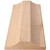 Hardware Resources STMW 3/4" D x 3-3/16" H Stemware Rail Moulding