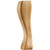 Hardware Resources WL82 2-1/4" W x 2-1/4" D x 8" H Traditional Leg