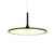 VONN Lighting VMC31820BL Salm VMC31820BL 24" Integrated LED Pendant Light Height Adjustable Disc Chandelier in Black