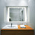 VONN Lighting VMRS6830A VONN VMRS6830A LED Bath Mirror in Silver, Rectangle 30"W x 24"H or 36"W x 30"H